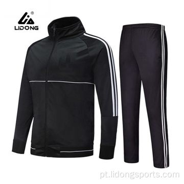 Atacado Plain Plain Soccer Training Tracksuit com logotipo personalizado